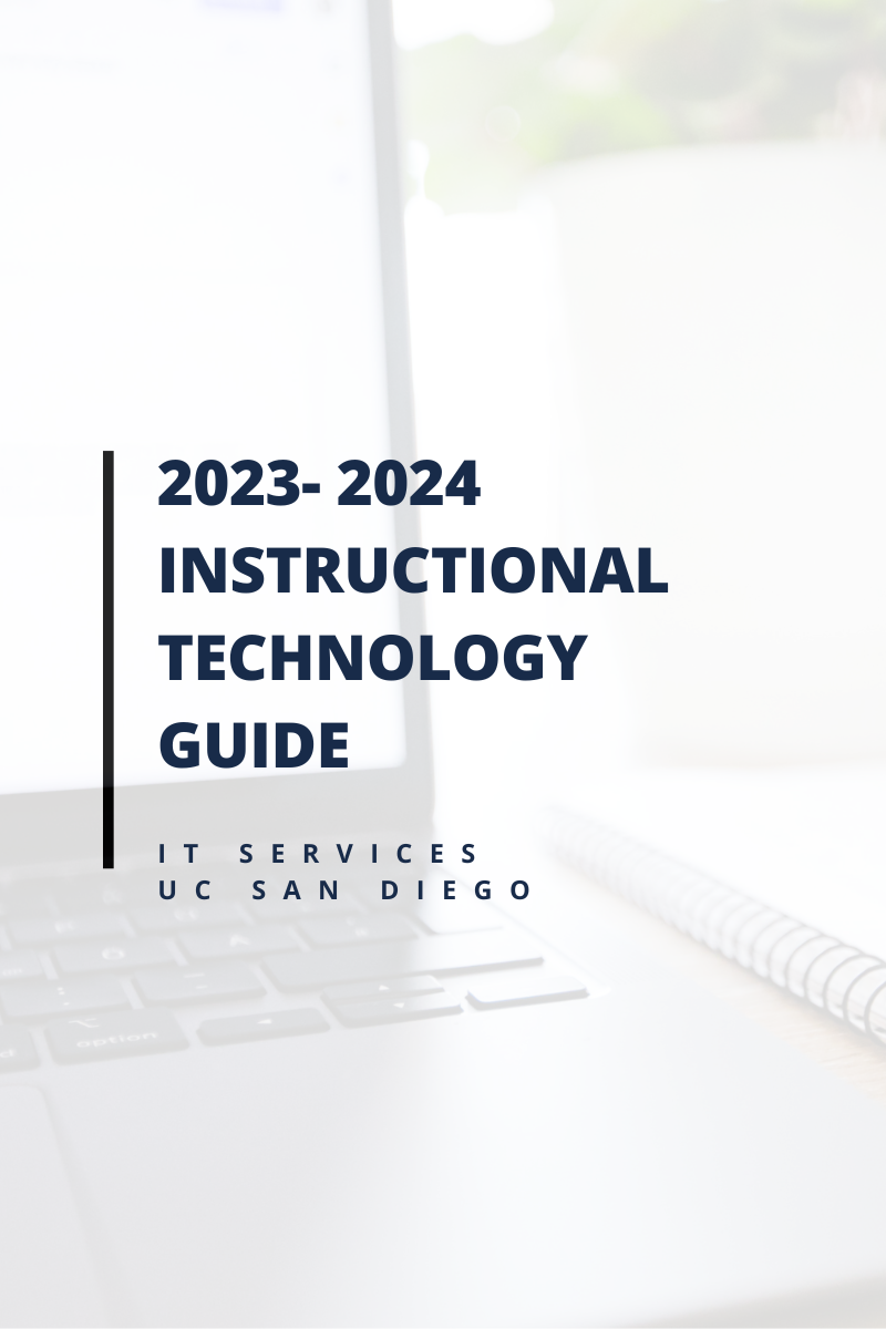 Instructional Technology Guide 2023-2024 Cover Page